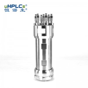 恒譜生液相色譜柱裝填裝置裝柱機(jī)勻漿罐配套一出一單接頭可定制，適用于柱管內(nèi)徑2.1#、3.0#、4.0#、4.6#、10#轉(zhuǎn)接頭