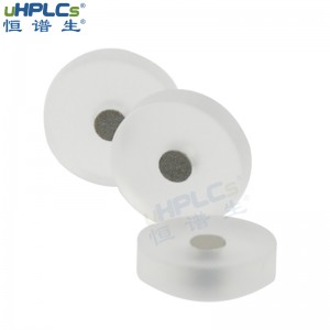 恒譜生超高壓PCTFE液相色譜耗材不銹鋼在線過(guò)濾器篩板，OD6.4*ID1.6*H1.6